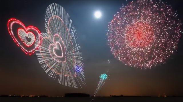 Feuerwerk Hochzeit